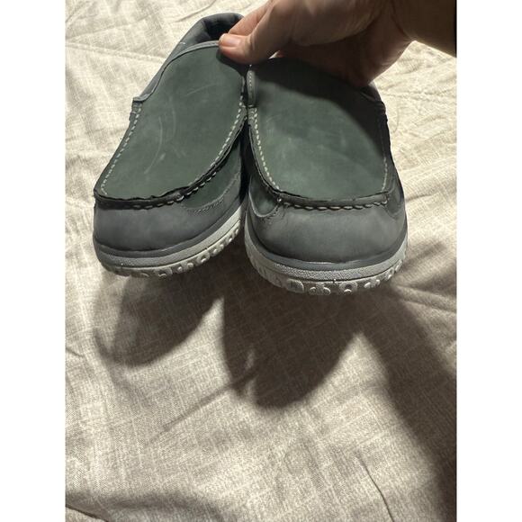 NWOB LL Bean All Week Slippers Loafers Moccasins Fur Suede Mens 8 Sage MSRP $99 - Picture 7 of 9